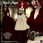 C&F Mad Mae - Blood Gown w/ Apron