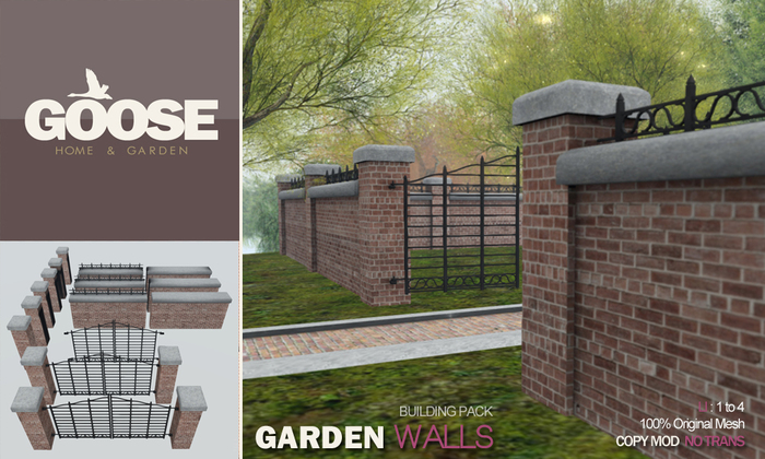 GOOSE - Garden wall building pack