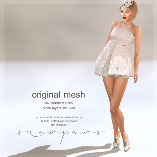 Snowpaws - Raf Dress - Lace