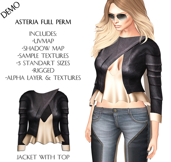 Asteria Full Perm - Emlyn Jacket With Top - DEMO