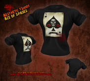 Harley's Aesthetic TShirt - Ace of Spades (boxed)