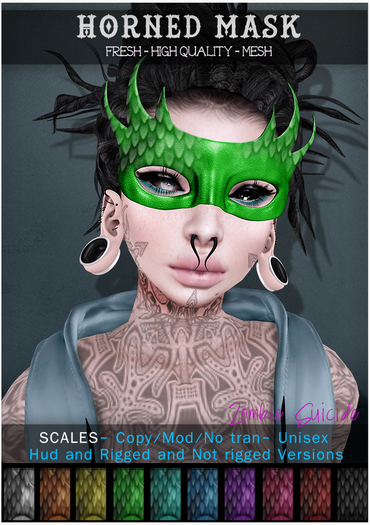 :Z.S: Horned Mask - Scales