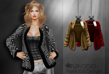 [FLRN] Rayne Knit Cardigan Red&Yellow