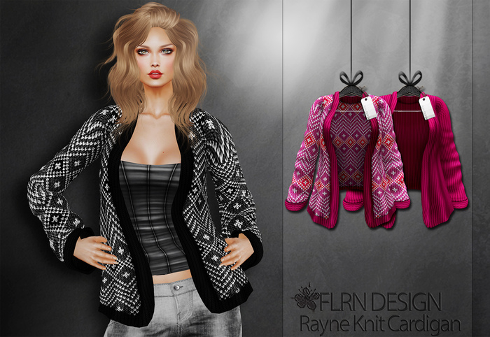 [FLRN] Rayne Knit Cardigan Pink