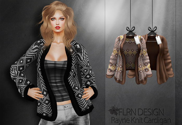 Rayne Knit Cardigan Brown