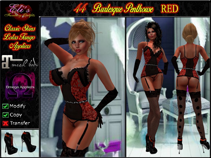 44 Burlesque Penthouse Red
