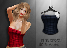 Rain Corset RichBlue