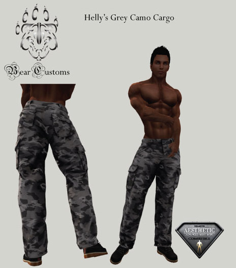 Helly's Grey Camo Cargo