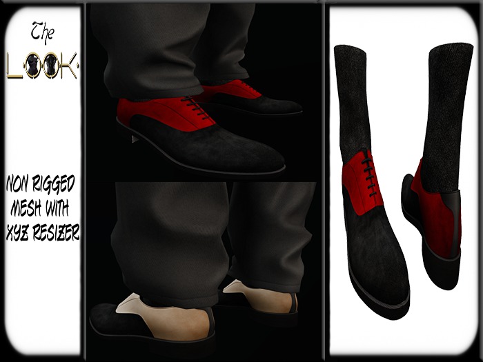 ! [L] ! Classic Man Shoes (Red)