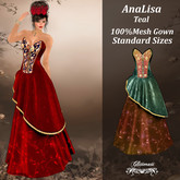 ! Glitterati ! - Analisa - Teal