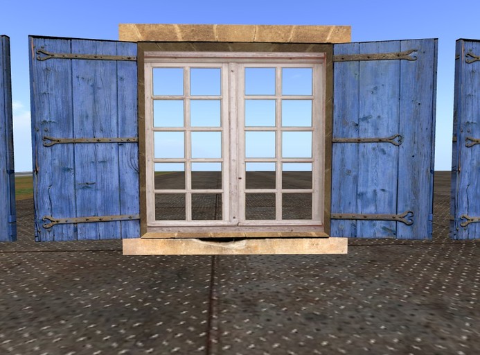 Most awesome Window and Window Shutter kit for builders - Full Perm D0098