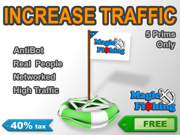 Magic Fishing Green Buoy - 40% tax | Increase your land traffic