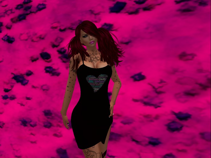 Mesh Daddy Dom Heart Dress 