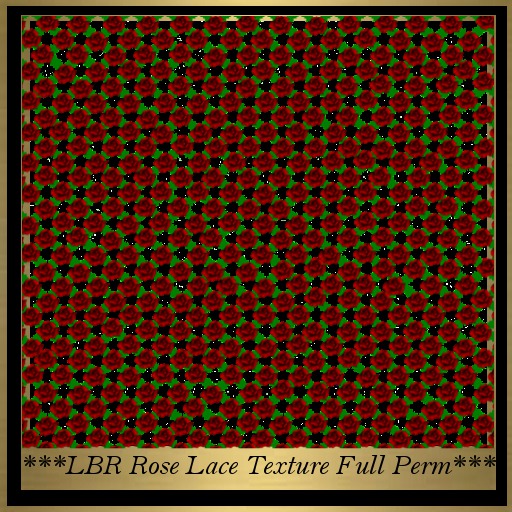 ***LBR Rose Lace Texture Full Perm***