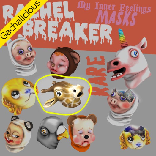 RachelBReaker MyInnerFeelingsMasks giraffe pwesent