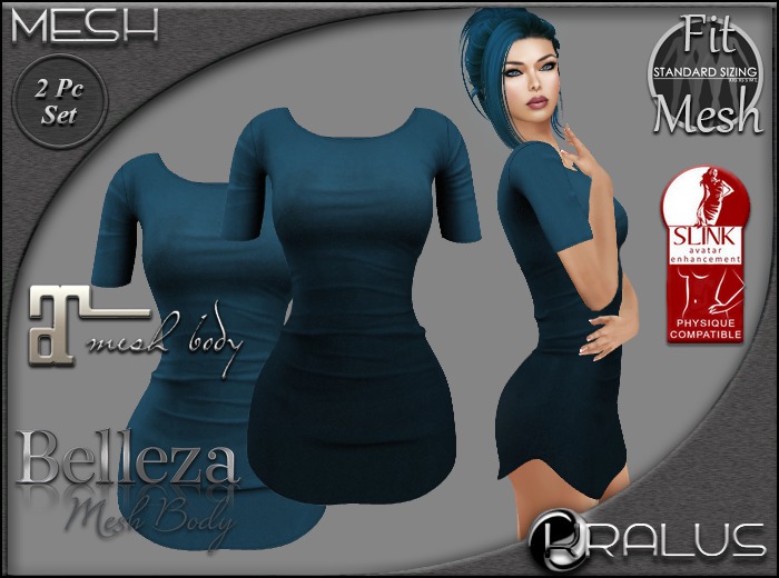::KRALUS:: Mesh : Josie : Turquoise 