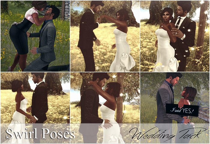 .  Swirl Poses. - Wedding Pack (boxed)