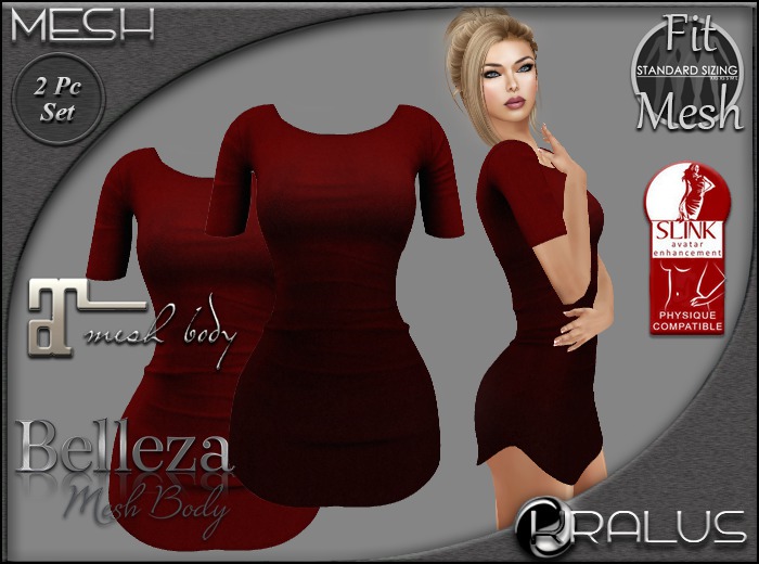 ::KRALUS:: Mesh : Josie : Candy Apple 