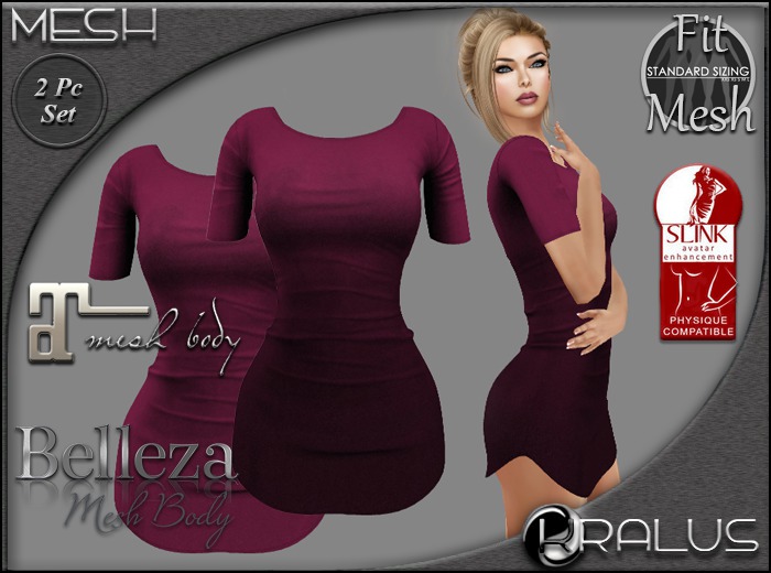 ::KRALUS:: Mesh : Josie : Pink  
