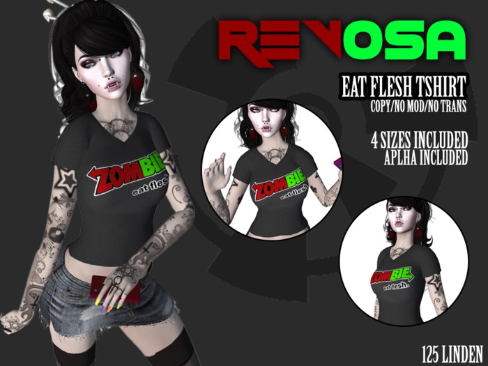 REVOSA Eat Flesh Tshirt