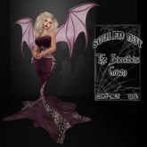 Souled Out Succubus Gown Strapped Rose