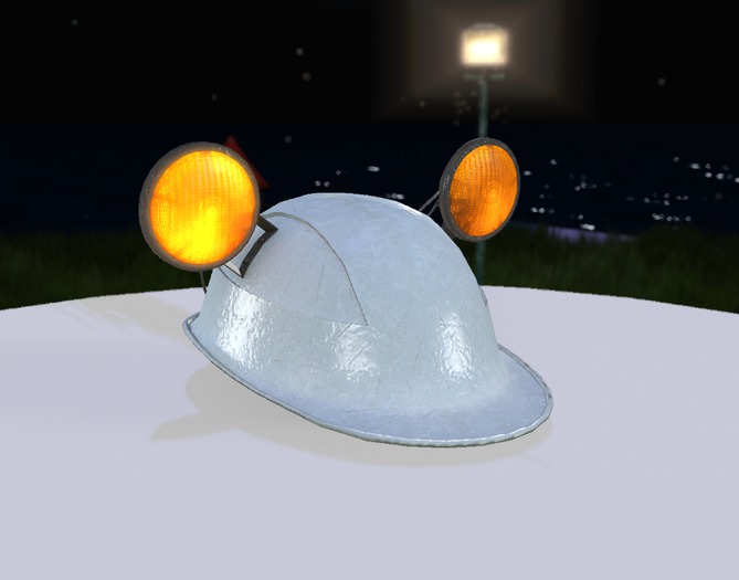 Pixel Art Builder's Helmet