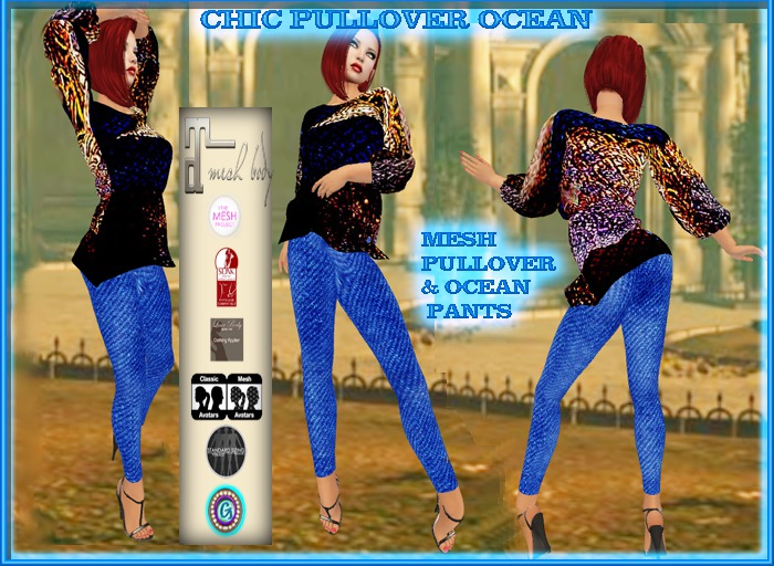GLAMOROUS * DEMO Chic Pullover Ocean Bagged