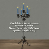 Candelabra Stand Azure