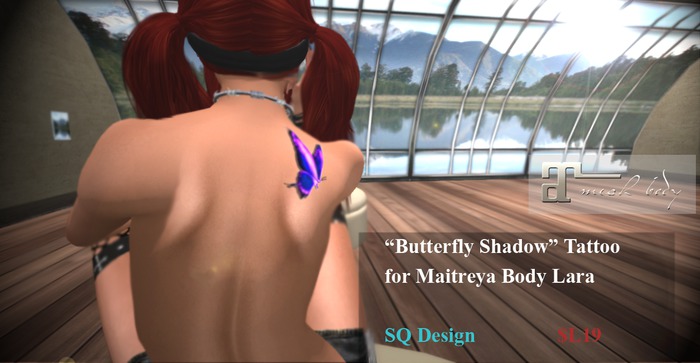 Mariposa Shadow Tattoo- SQ Design