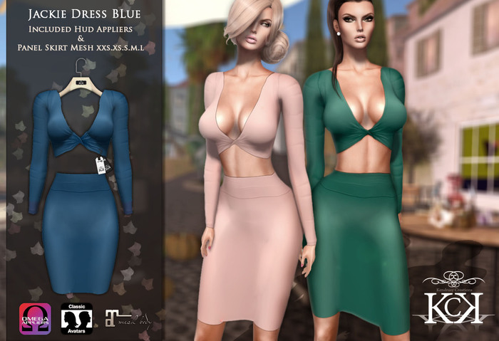 :::KC:::: Jackie Dress Blue