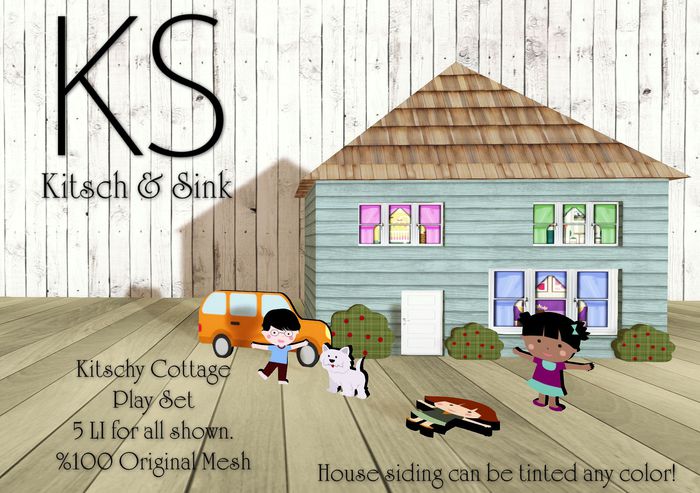 Kitschy Cottage Playset