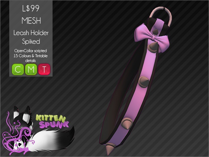 +KS+ Leash Holder // Spiked