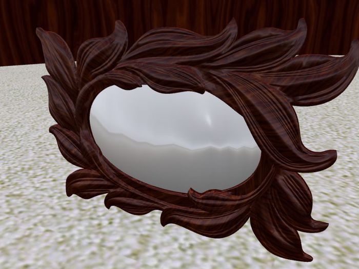 TM Swirling Mirror-Frame Gold