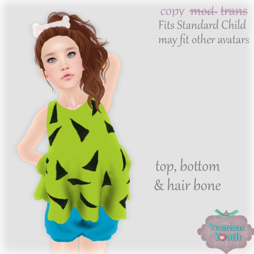 {V*Y} Big Kid Costume - Pebbles -
