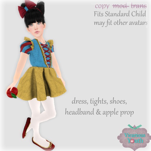 {V*Y} Big Kid Costume - Snow White