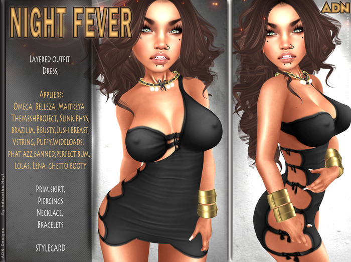[ADN] NIGHT FEVER (Appliers Incl) (Wear to Unpack )