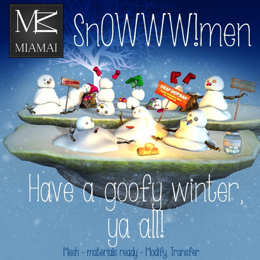 Miamai_SnOWWW!Men_CheapSnowman Rare