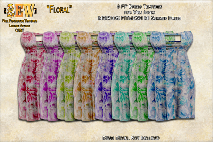 [SEW] FP Tex MI960489 FITMESH MI Summer Dress  Floral