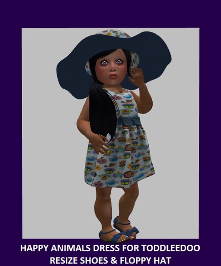TSD DRESS FOR TODDLEEDOO HAPPY ANIMALS