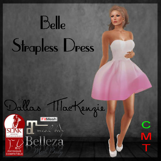 .::DM::. Belle Dress - BLUEBERRY