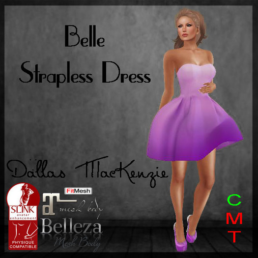 .::DM::. Belle Dress - BLUEBERRY