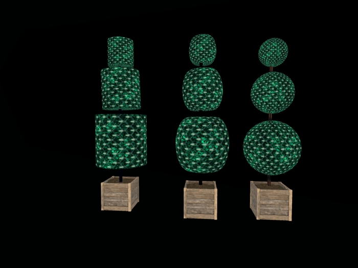 Halloween Topiary Turquoise