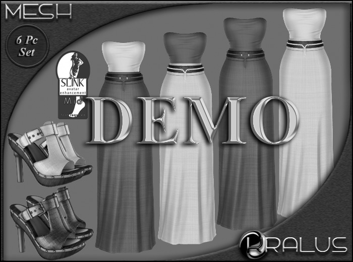 ::KRALUS:: Mesh : Prim : Beige/White DEMO