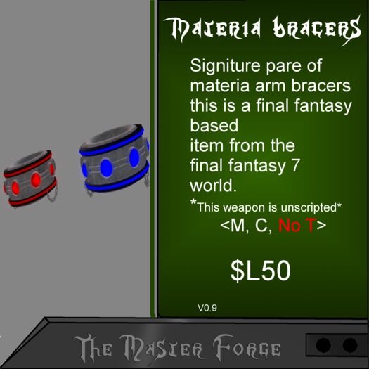 materai arm bracers boxed