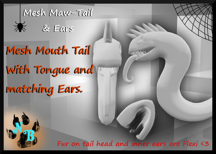 {NB} Maw Tail & Ears Set