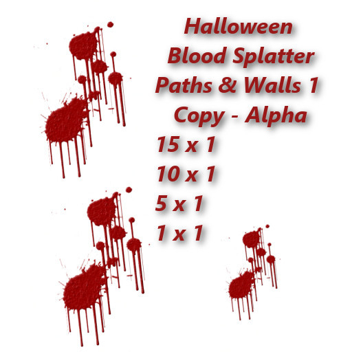 Halloween Blood Path & Wall 1