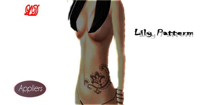 {LD}Tattoo-Lily Pattern+ Appliers