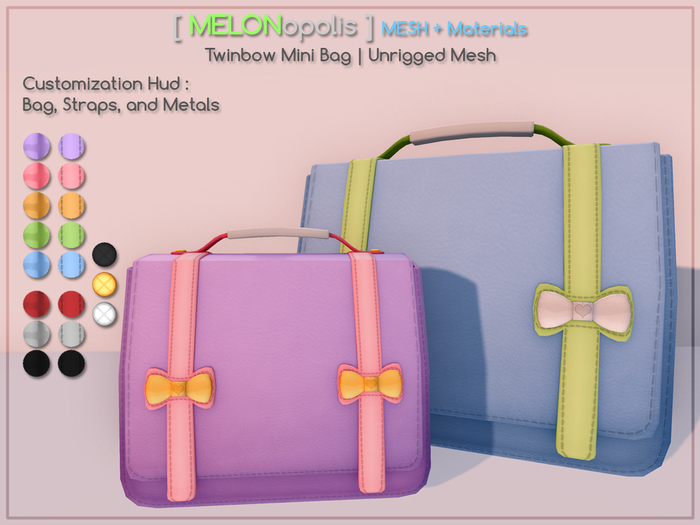 [M] Twinbow Mini Bag