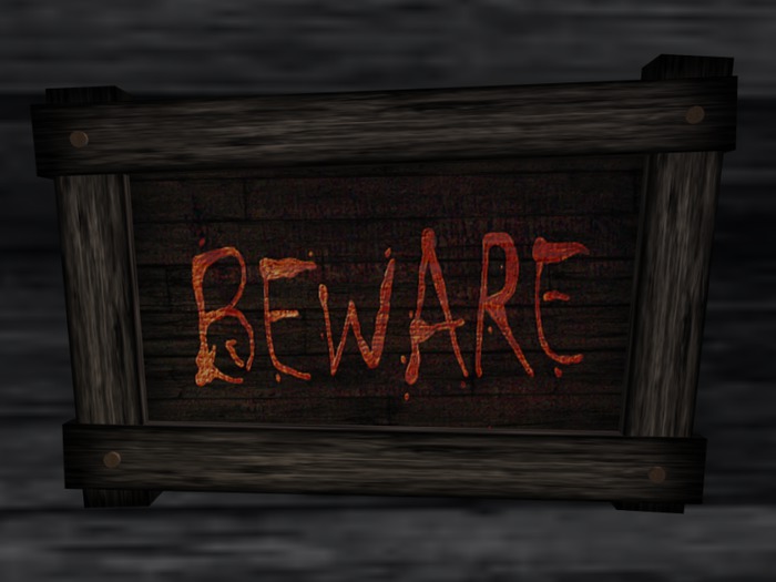 Spooky Halloween Sign 2