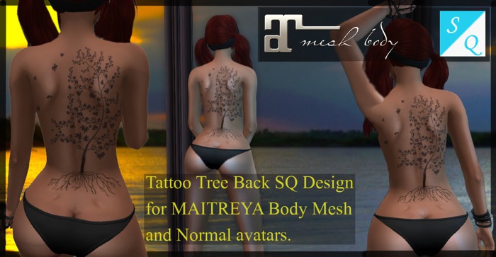 Tatto Tree Back Maitreya - SQ Design